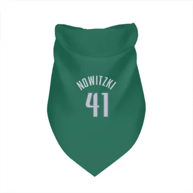 Green Dallas Mavericks Dirk Nowitzki   Dog & Cat Pet Bandana