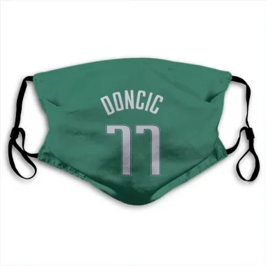 Green Dallas Mavericks Luka Doncic   Face Mask