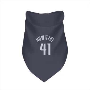 Navy Dallas Mavericks Dirk Nowitzki   Dog & Cat Pet Bandana