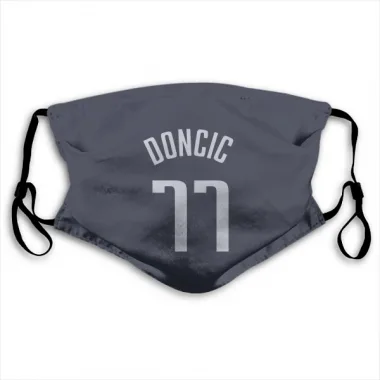 Navy Dallas Mavericks Luka Doncic   Face Mask